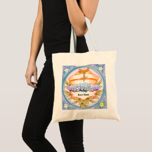 Lotus nurse cap tote bag
