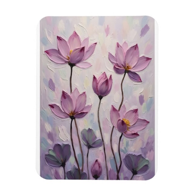Lotus – Oil Painting Magnet (Vertical)