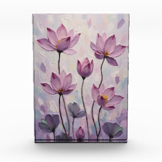 Lotus – Oil Painting Photo Block