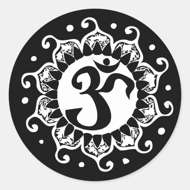 Lotus OM Round Stickers (Front)