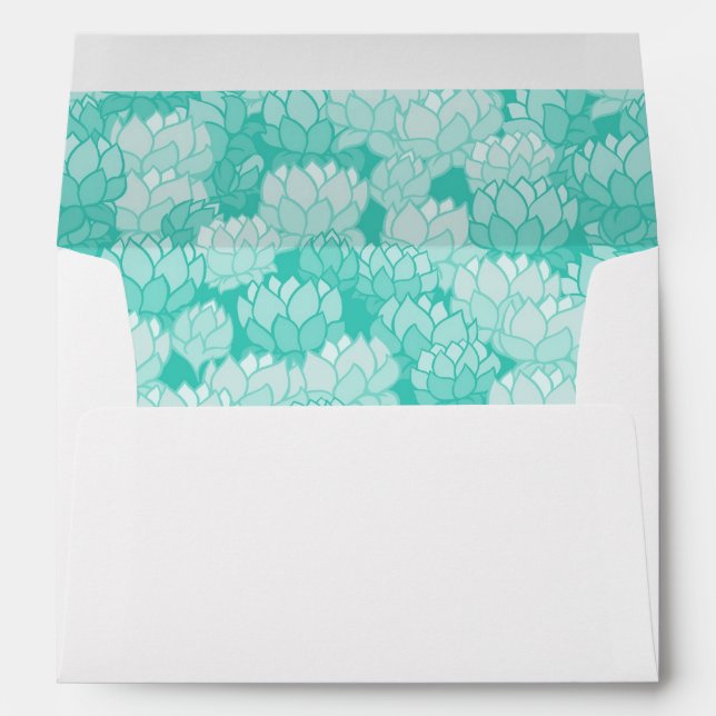 Lotus pattern 2 envelopes (Back (Bottom))