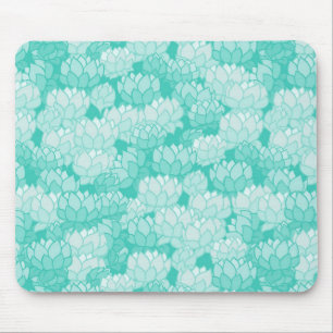 Lotus pattern 2 mouse pad