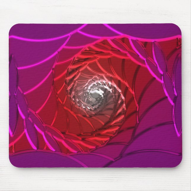 Lotus Pattern Glass Art 2B Mousepad (Front)