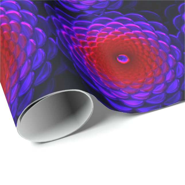 Lotus Pattern Glass Art 3B Wrapping Paper (Roll Corner)
