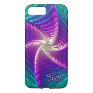 Lotus Pattern Glass Art 5A iPhone 7 Case