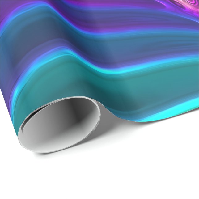 Lotus Pattern Glass Art 5A Wrapping Paper (Roll Corner)