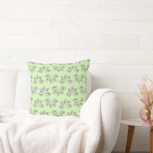 Lotus Petals Design Throw Pillow
