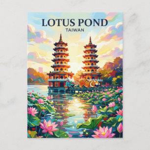 Lotus Pond Taiwan Postcard
