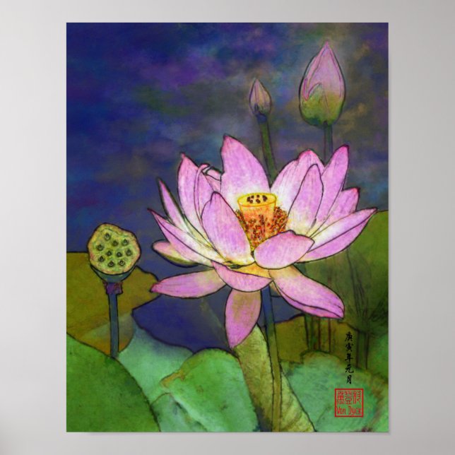 "lotus" poster (Front)