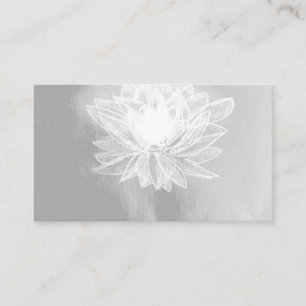 Lotus, Reiki, Spiritual, Pastel Business Cards