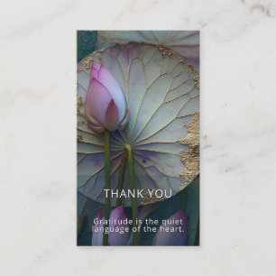 Lotus Reverie Lotus Flower Design Business Card