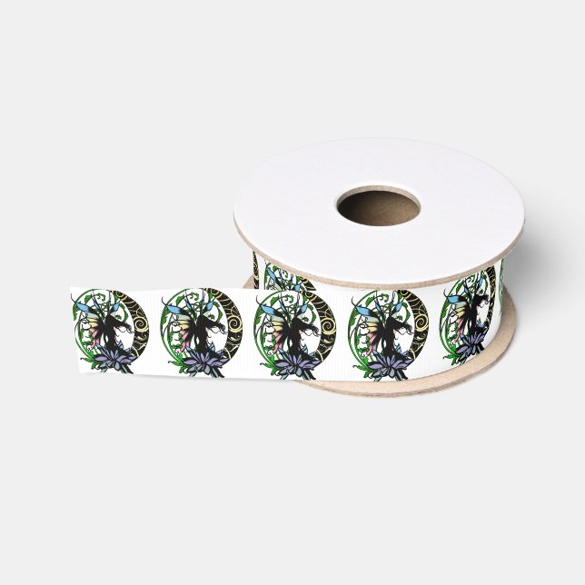Lotus Shadow Fairy Grosgrain Ribbon (Spool)