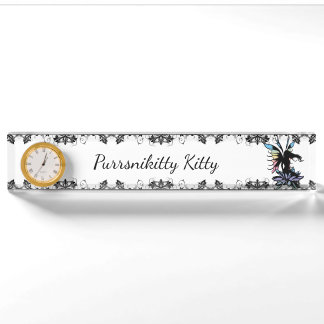 Lotus Shadow Fairy Nameplate