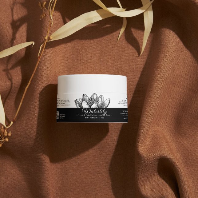 Lotus Soap Bar Belly Band Product Label Wrap (Lotus Soap Bar Belly Band Product Label Wrap
)