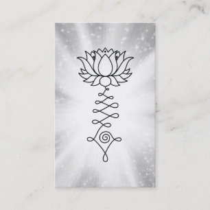 *~*  Lotus Sparkle Rays Reiki Energy Healing Business Card