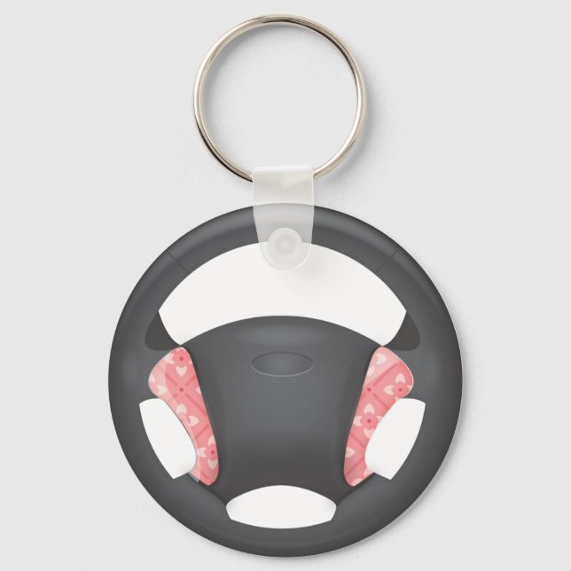 Lotus Squares Steering Wheel Key Ring (Front)