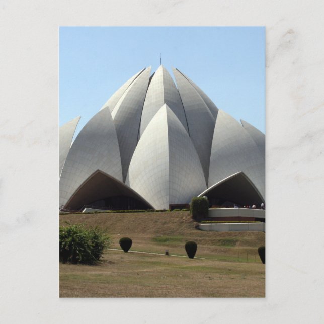 lotus temple delhi postcard (Front)