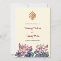 Lotus Tibetan Art Style Wedding 