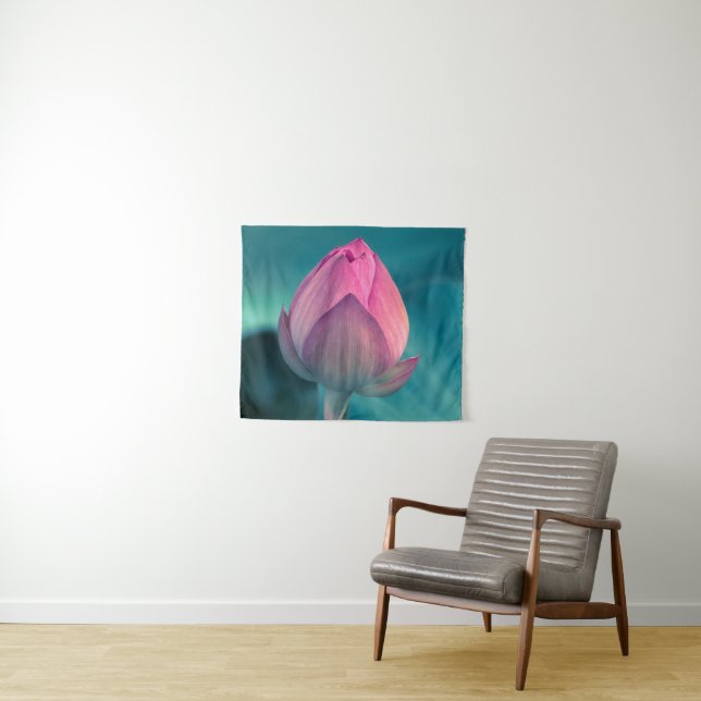 Lotus Water Lily Flower 2 Tapestry (In Situ (Horizontal))