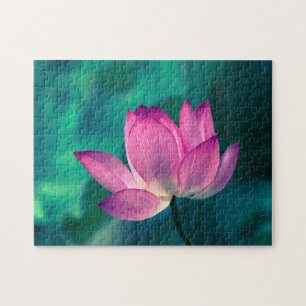 Lotus Water Lily Flower Jigsaw Puzzle
