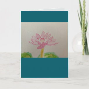 Lotus! Watercolor / card