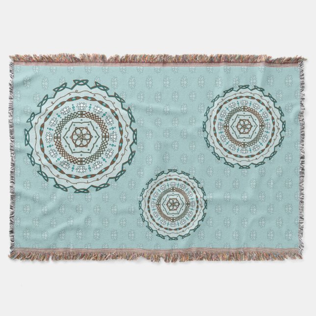 Lotus Weave Throw Blanket (Front)