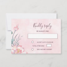 Lotus Wedding RSVP