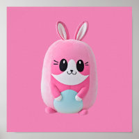 "Lou Lou". A cuddly, pink creature