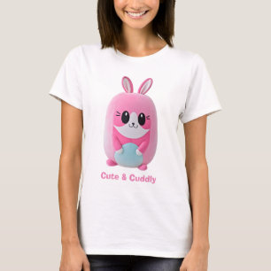 "Lou Lou". A cuddly, pink creature. T-Shirt