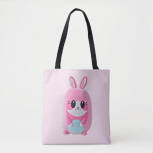 "Lou Lou". A cuddly, pink creature Tote Bag