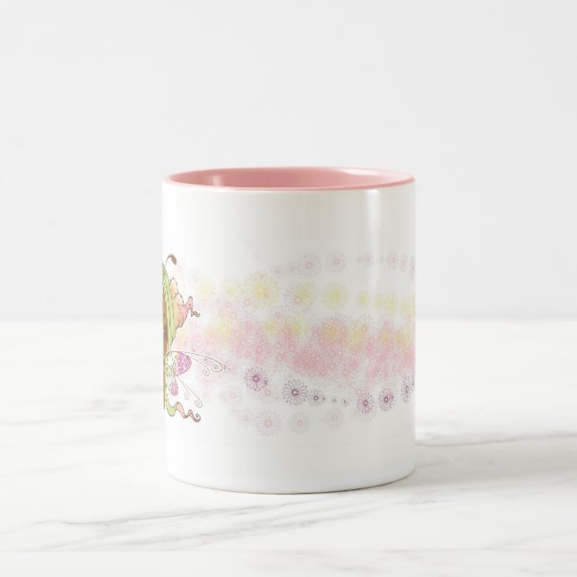 Lou Summer Fairy Two-Tone Coffee Mug (Center)