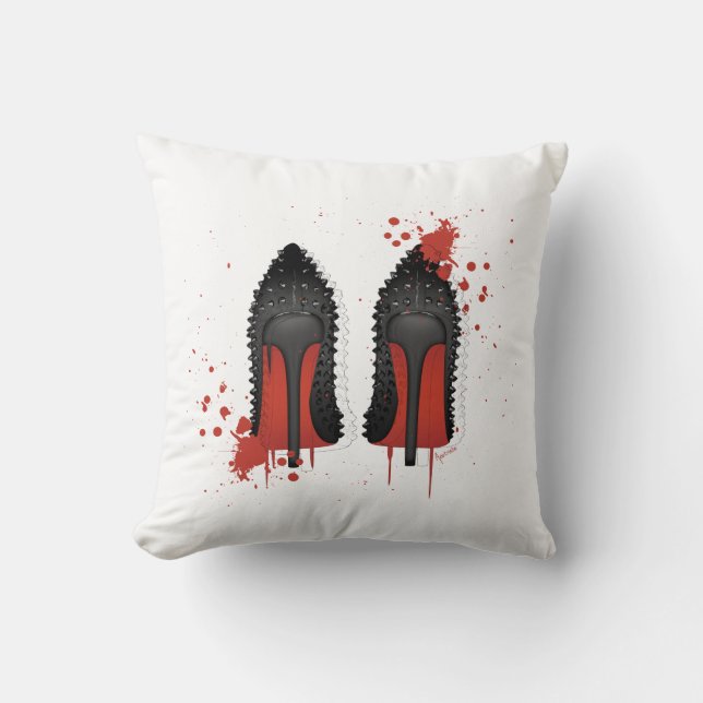 LOUBOUTIN spatters & drips Cushion (Front)