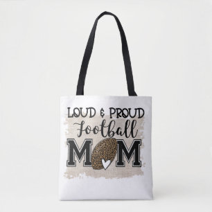 Loud and Proud Football Mum Tote Bag