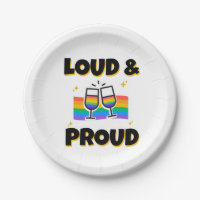 Loud and Proud LGBT Pride Rainbow Glasses