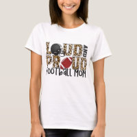 Loud Proud Moms Football Leopard Print Cheetah Pat