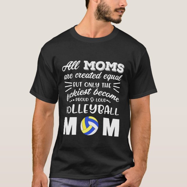 Loud & Proud Volleyball Mum Shirt (Front)