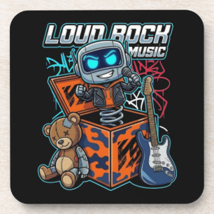 Loud Rock Music Robot Coaster