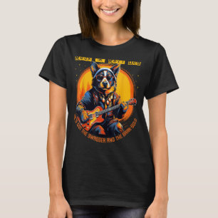 Loud Rock'n Roll Music with cool electric Guitar D T-Shirt
