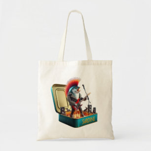  Loud Sardine Rock Vibes Punk Fish Riot Art Tote Bag