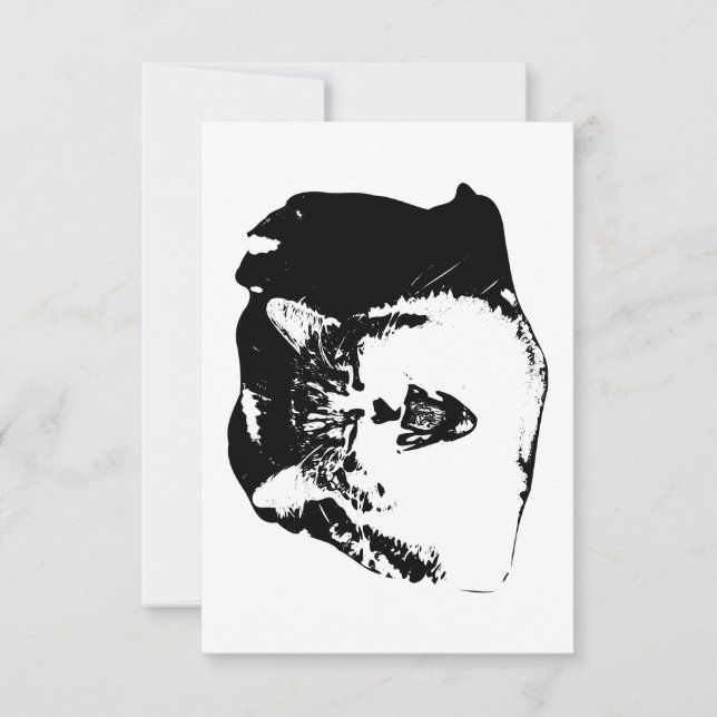 Loud Thanks, Ink Mark Thank You Card (Front)