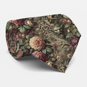 Louder than Blooms – Gothic Victorian Square Tie