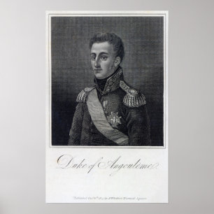 Louis-Antoine de Bourbon Duke of Angouleme Poster
