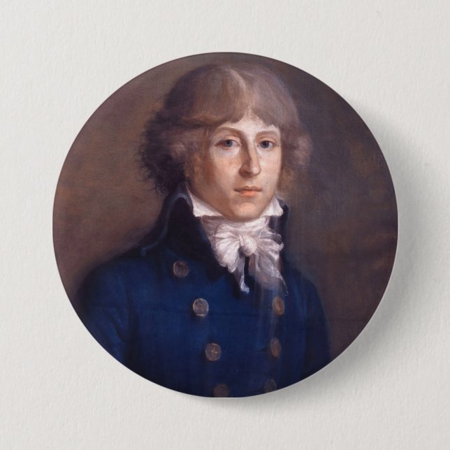 Louis Antoine Saint-Just button (Front)