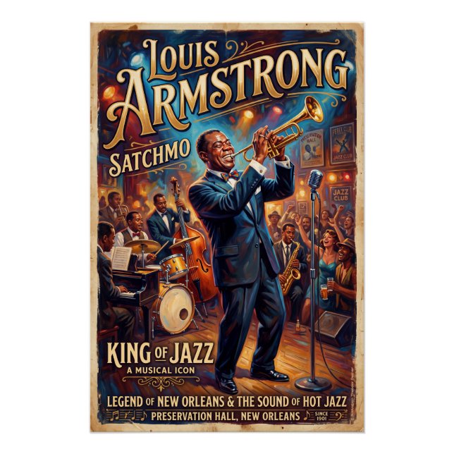 Louis Armstrong – Satchmo  Poster (Front)