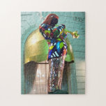 Louis Armstrong Statue Nice France French Rivieria Jigsaw Puzzle<br><div class="desc">February 28, 1948, Suzy Delair sang C'est si bon in the Negresco Hotel during the first Nice Jazz Festival. Louis Armstrong was present and loved the song. June 26, 1950, he recorded the American version of the song (English lyrics by Jerry Seelen) in New York City with Sy Oliver and...</div>