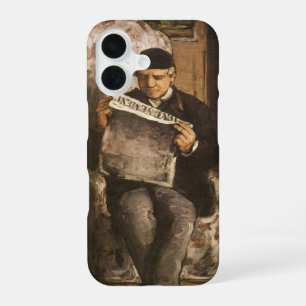 Louis Auguste Cezanne Father Of The Artist Reading iPhone 16 Case