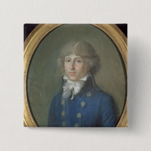 Louis de Saint-Just 15 Cm Square Badge