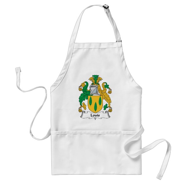 Louis Family Crest Standard Apron (Front)