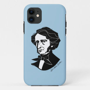 Louis-Hector Berlioz (on coloured background) Case-Mate iPhone Case
