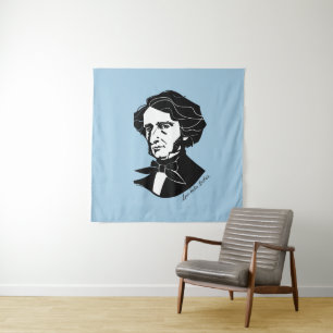 Louis-Hector Berlioz (on coloured background) Tapestry